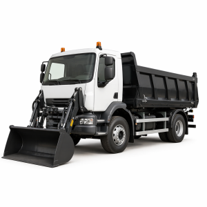 Camion benne avec godet